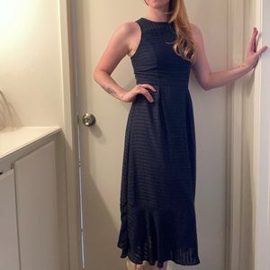 Navy Blue Cocktail Dress